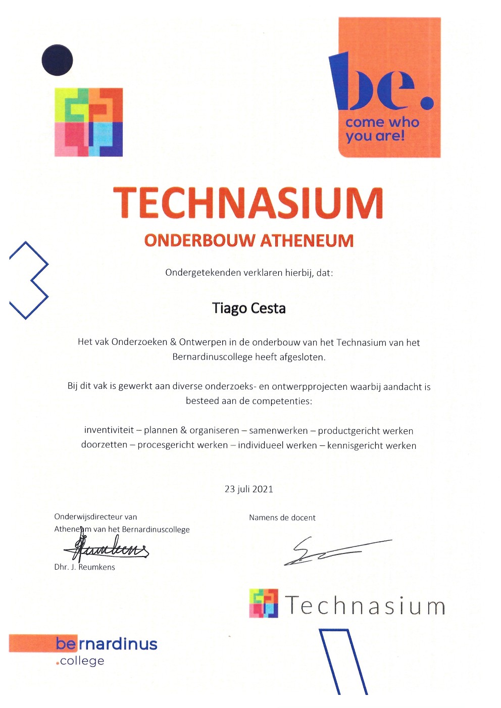 Technasium Undergraduate
